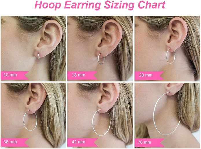 14k Gold Endless Hoop Earrings, 1.25mm Thick Tube