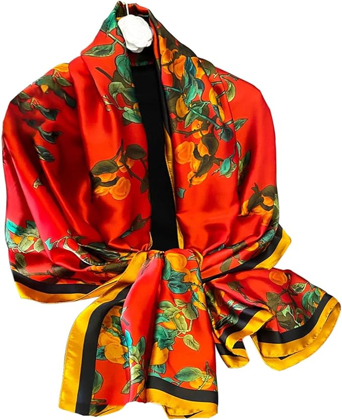 Hioyiwse Shawl Scarf For Women Lightweight Scarves Floral Pattern Formal Evening Dressesformal Shawl Summer Wraps