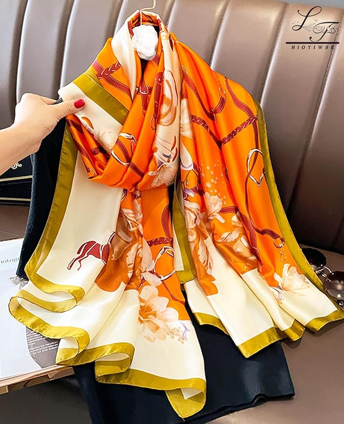 Hioyiwse Shawl Scarf For Women Lightweight Scarves Floral Pattern Formal Evening Dressesformal Shawl Summer Wraps