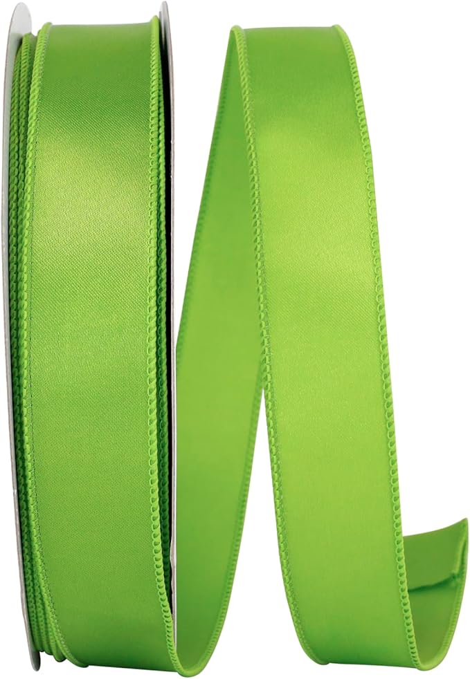 Reliant Ribbon 92575W-185-09K Satin Value Wired Edge Ribbon, 1-1/2 Inch X 50 Yards, Citrus