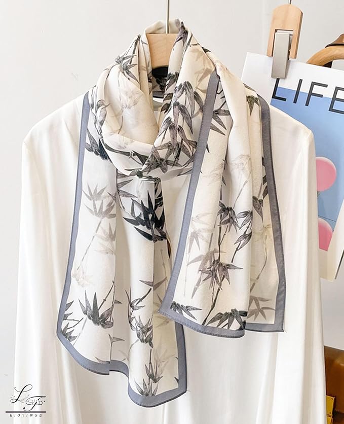 Hioyiwse Shawl Scarf For Women Lightweight Scarves Floral Pattern Formal Evening Dressesformal Shawl Summer Wraps