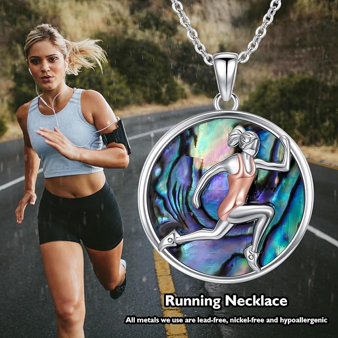 Soccer/Basketball/Gymnastics/Swimming/Ballet/Running/Golf/hockey Necklace 925 Sterling Silver Sport Jewelry Birthday Christmas Gifts for Women