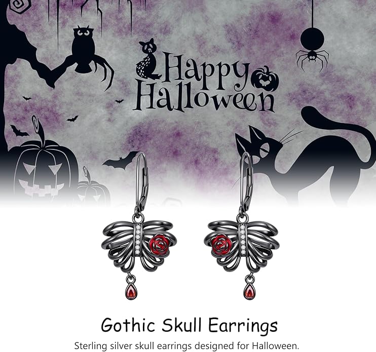 JUSTKIDSTOY Witches Knot Earrings for Women 925 Sterling Silver Nudo De Bruja Dangle Leverback Earrings Celtic Jewelry Halloween Birthday Gift