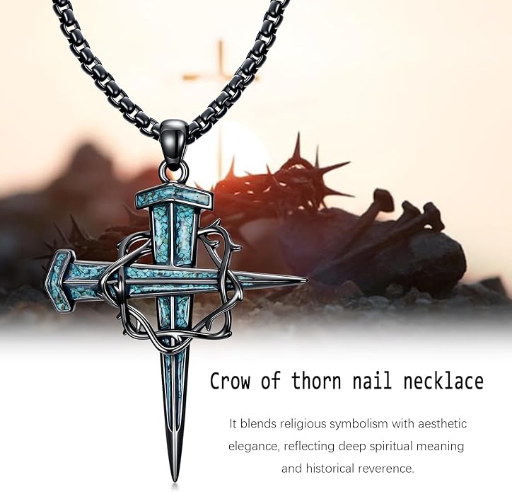 Cross Necklace for Men 925 Sterling Silver Celtic Cross Pendant Christian Jewelry Religious Christmas Gifts for Women