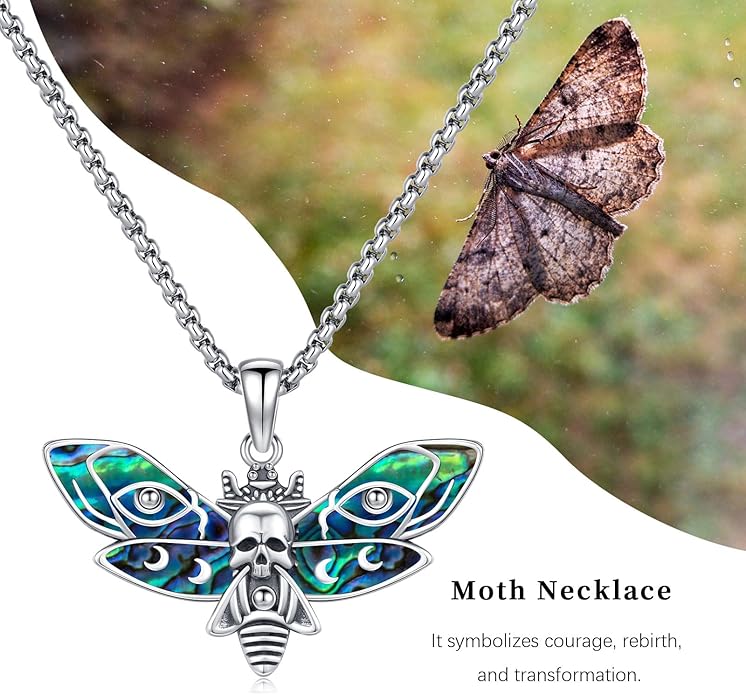 KoyeKei Sterling Silver Halloween Necklace Gothic Jewelry Gifts for Women Men