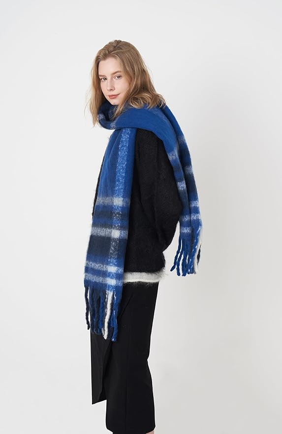 Halemet Vintage Scarfs for Women Warm Shawls and Wraps for Evening Dresses Soft Poncho Coat Thick Cardigan Wrap Cozy 2026