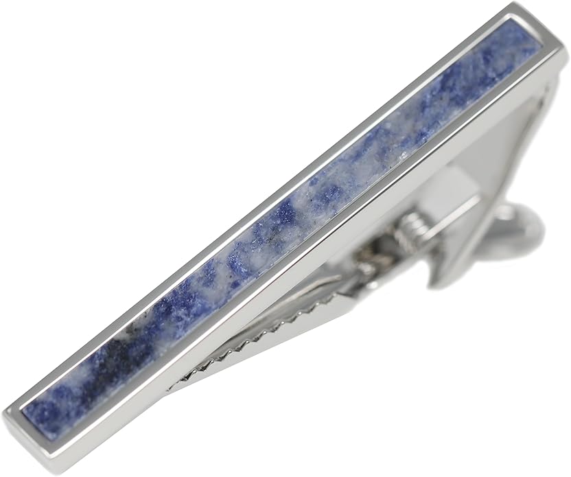 MENDEPOT Cufflinks And Tie Clip Set Men Wedding Accessory Gift Father's Day Birthday Cuff Links Tie Bar