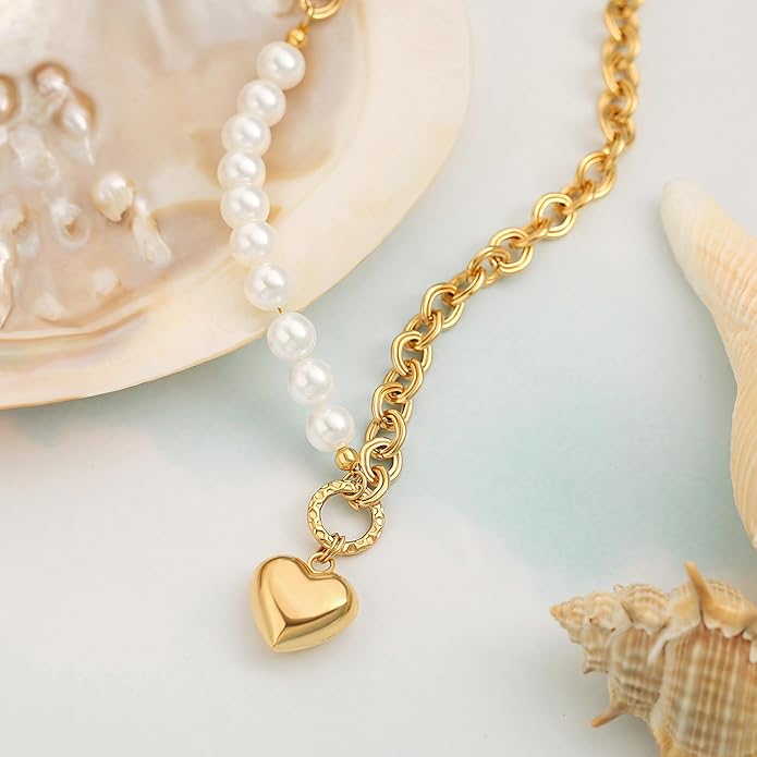 CANEVINKA 18K Gold Plate Coin Pendant Necklace for Women Dainty Compass Sunflower Necklaces Personalized Chain Layered Jewelry