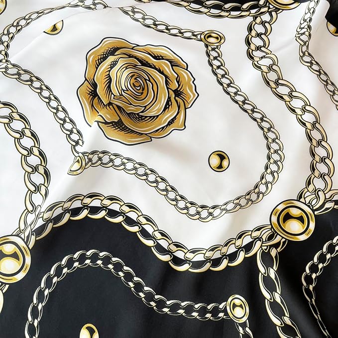 Long Silk Like Scarf Lightweight Satin Scarves Large Sunscreen Shawl Wrap for Women