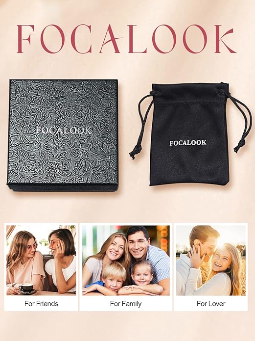 FOCALOOK Lariat Y-Necklaces | Long Necklaces for Women | Long Black Necklaces | Gold Necklaces for Women | Drop Heart Necklaces for Women | Front Adjustable Long Chain Necklace
