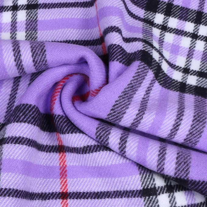 TZ Promise Tartan Plaid Cashmere Feel Classic Soft Luxurious Winter Scarf For Men Women