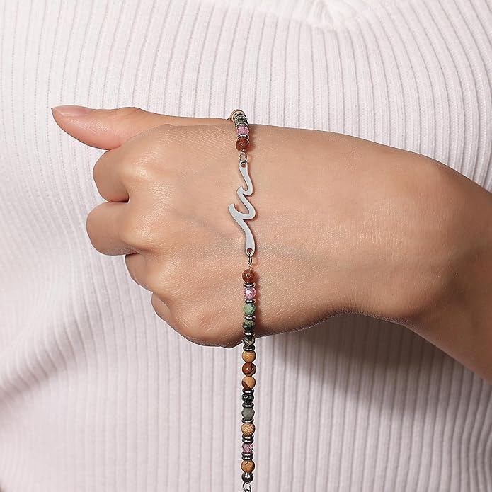 TONY & SANDY Friend Gifts for Women, Stocking Stuffers for Women, Sister Gifts from Sister, Wave Bracelet, Birthday Gifts for Woman, Bestie Friendship Bracelets, Unique Gifts for Her