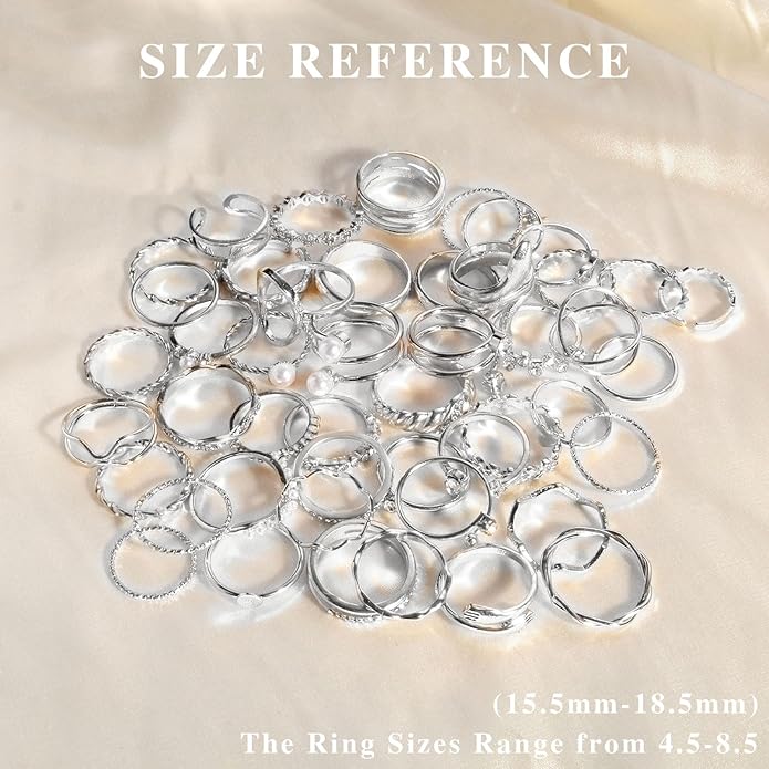 CHICUTIE Gold Knuckle Rings Set For Women Stackable Joint Finger Midi Rings Dainty Cubic Crystal Zirconia Simple Hollow Twist Cute Rings Pack Jewelry Gift