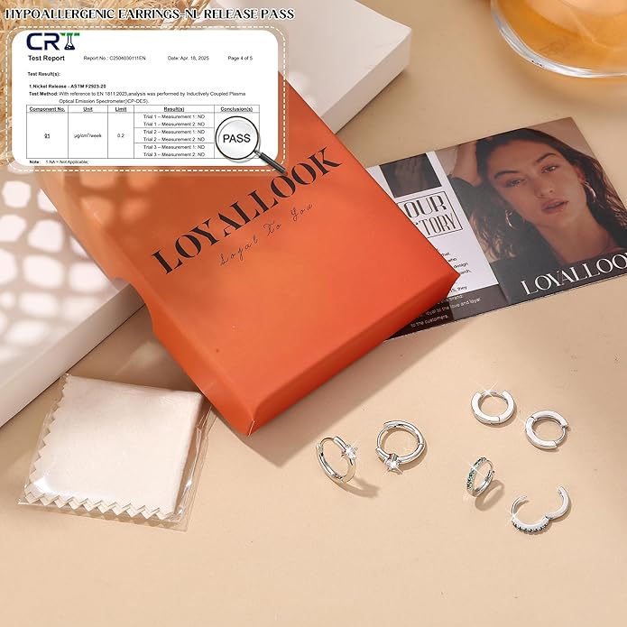 LOYALLOOK 3Pairs Gold Hoop Earrings Set for Women Trendy Huggie Hoop Earrings Stacks for Multiple Piercing 14K Gold Plated Chunky Hoop Earrings Set Hypoallergenic Cartilage Earring Lightweight