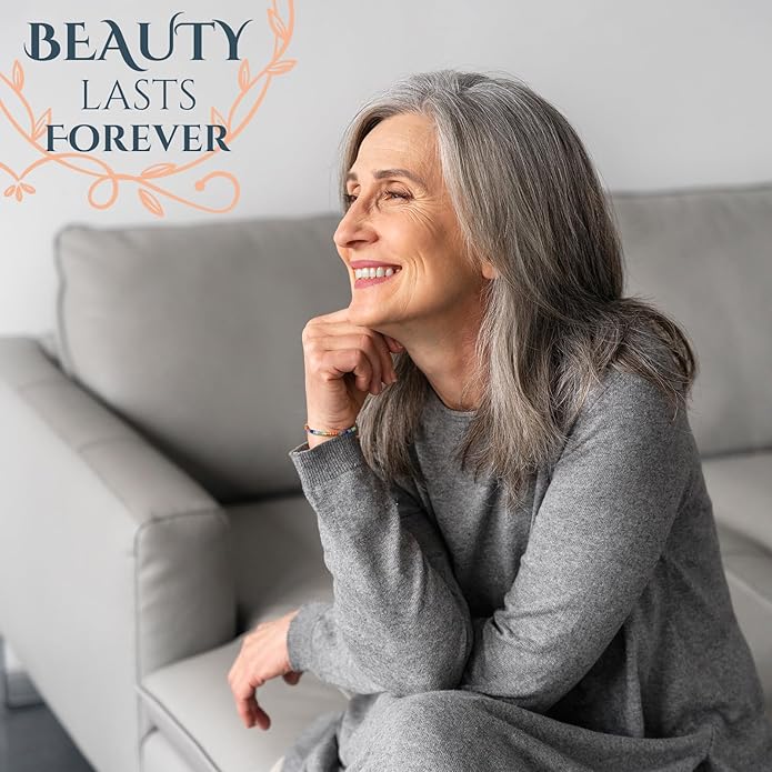 30th 40th 50th 60th 70th 80th Birthday Gifts for Women, Natural Stone Bracelet Birthday Gifts for Mom Daughter Grandma Sister Friends Coworker