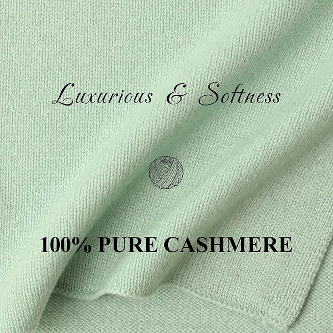 NUOHEMULE Luxury 100% Cashmere Scarf for Women & Men, 59''x10'' Extra Warm Winter Scarf, Blanket Scarves in Premium Gift Box