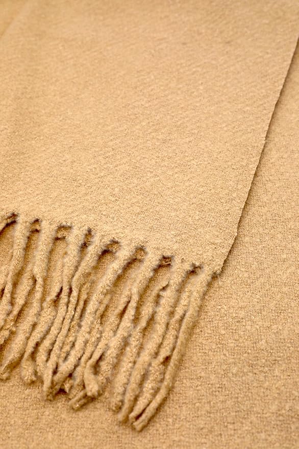 Achillea Warm Cashmere-Feel Winter Scarf – Thick Pashmina Shawl Wrap for Cold Weather