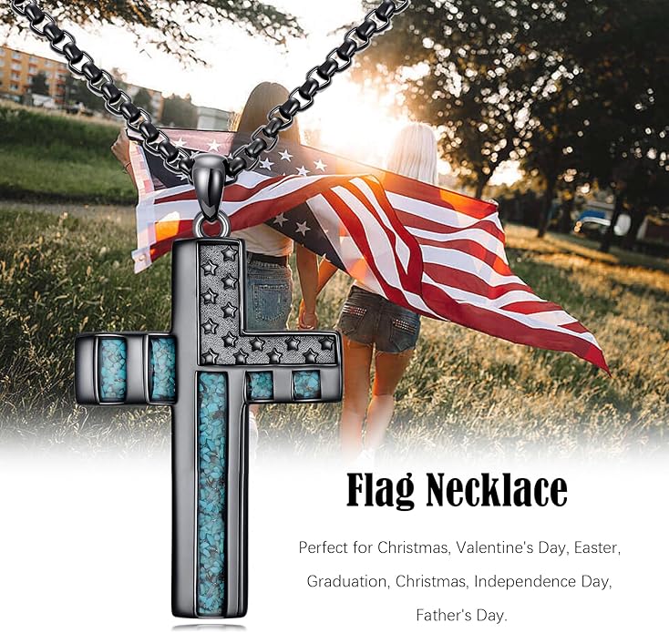 Cross Necklace for Men 925 Sterling Silver Celtic Cross Pendant Christian Jewelry Religious Christmas Gifts for Women