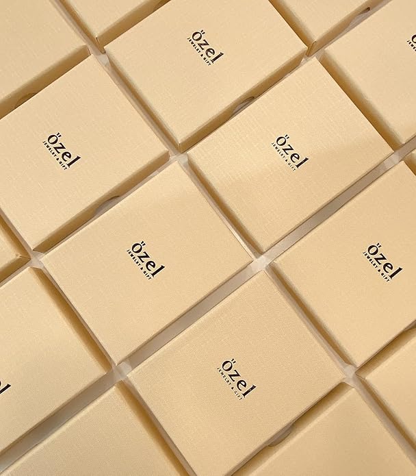 OZEL – Crystal Earrings for Women Dangle – 14K Gold Plated Lightweight Daily Fashion Earrings