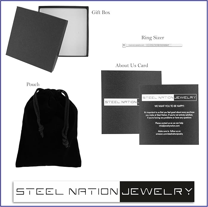 Men's Chain Bracelet Sets Stainless Steel - Choice of Size and Colors