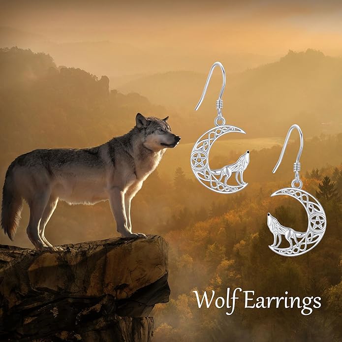 Animal Earrings 925 Sterling Silver Dangle Earrings Leverback Earrings Animal Jewelry for Women