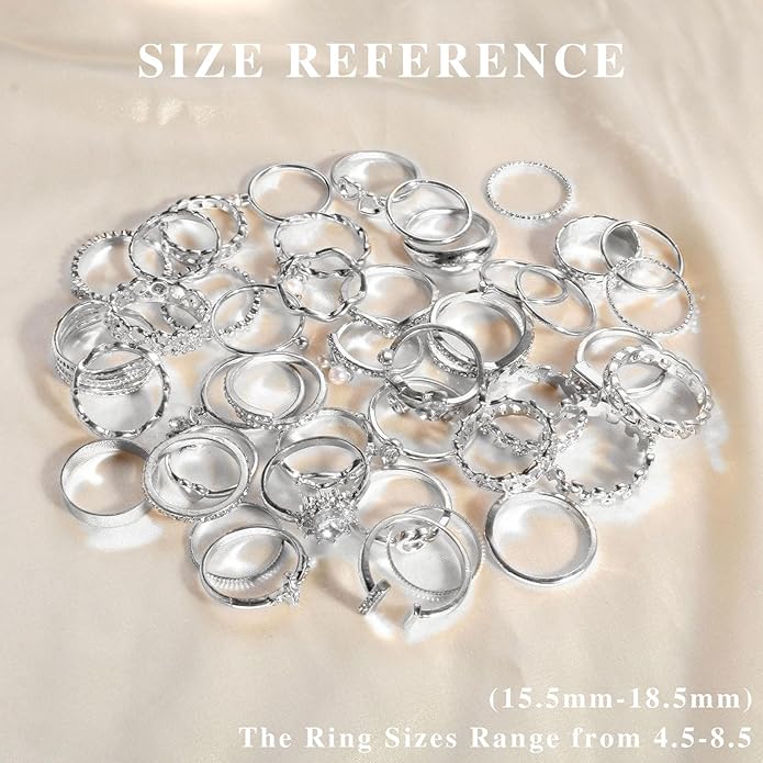 CHICUTIE Gold Knuckle Rings Set For Women Stackable Joint Finger Midi Rings Dainty Cubic Crystal Zirconia Simple Hollow Twist Cute Rings Pack Jewelry Gift