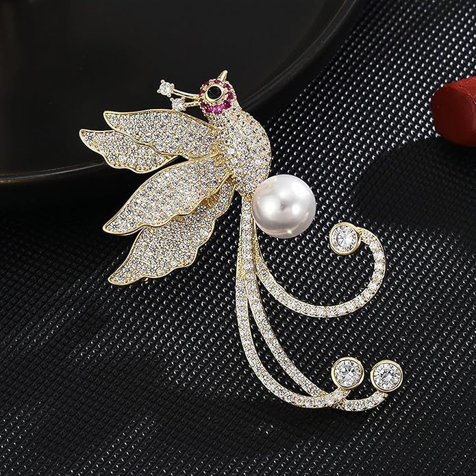 Animal Brooch for Women Girls Rhinestone Animal Brooch Lapel Pin Jewelry Gift for Mom Wife