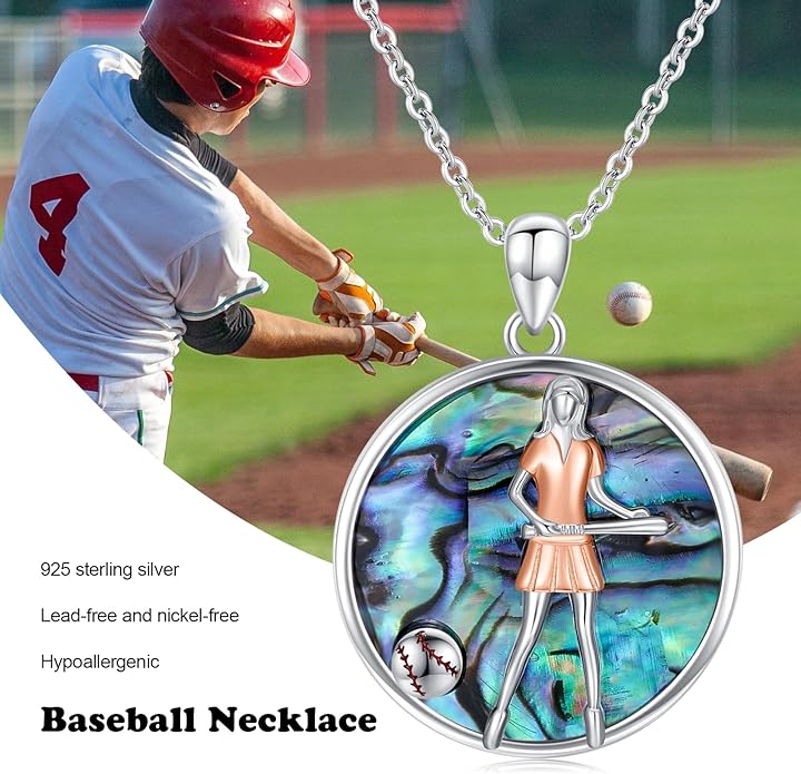 Soccer/Basketball/Gymnastics/Swimming/Ballet/Running/Golf/hockey Necklace 925 Sterling Silver Sport Jewelry Birthday Christmas Gifts for Women