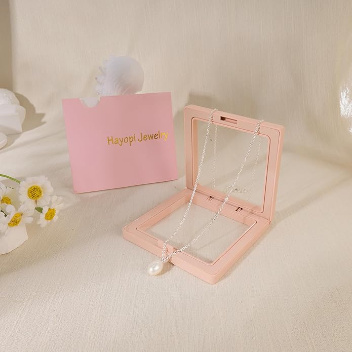 Pearl Necklace for Women Trendy,14k Gold Plated Necklace Dainty Wedding Necklace Small Cute Choker Necklace Beaded Lariat Drop Necklace Vintage Waterproof Jewelry for Women Gold Jewelry Fashion Gifts