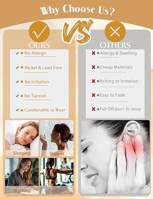 Florideco 925 Sterling Silver Earrings for Women Trendy Hypoallergenic Small Gold Hoop Earrings 14K Gold Plated Stud Earring Sets for Multiple Piercing CZ Ear Cuff Cartilage Earring Stacks