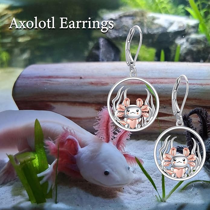 Animal Earrings 925 Sterling Silver Dangle Earrings Leverback Earrings Animal Jewelry for Women