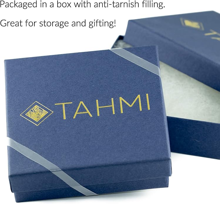 Tahmi Elegant 14K Yellow Gold-Filled Love Knot Jewelry Gift Set | 20 Inch Circle Pendant Necklace and Dangle Earrings for Women | Perfect Everyday, Holiday, Birthday, or Wedding Gift Idea