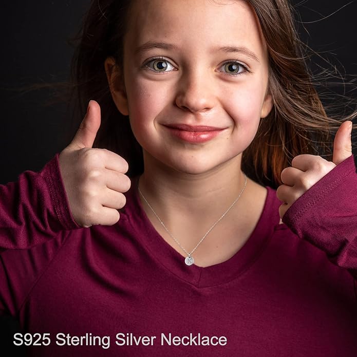 Turandoss Gold Layered Initial Necklaces for Women, 14K Gold Plated Bar Necklace Handmade Layering Hexagon Letter Pendant Beads Chain Necklace Layered Necklaces for Women Gold Jewelry Gifts