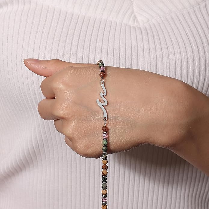 TONY & SANDY Friend Gifts for Women, Stocking Stuffers for Women, Sister Gifts from Sister, Wave Bracelet, Birthday Gifts for Woman, Bestie Friendship Bracelets, Unique Gifts for Her