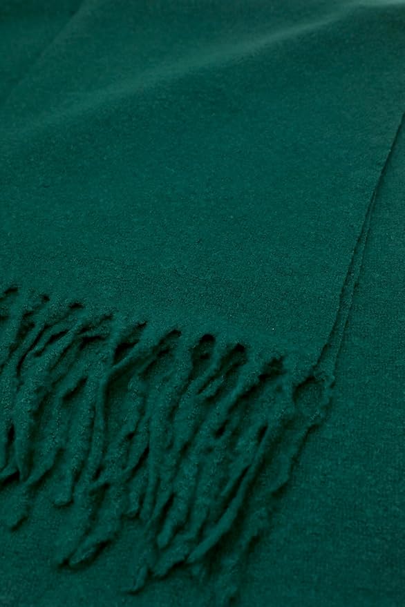 Achillea Warm Cashmere-Feel Winter Scarf – Thick Pashmina Shawl Wrap for Cold Weather