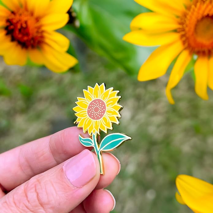 Flower Pins, Plant Mom Gifts for Women, Floral Gifts, Mother's Day, Best Friend, Nurse Gift, Teacher Gifts, SPring Gifts