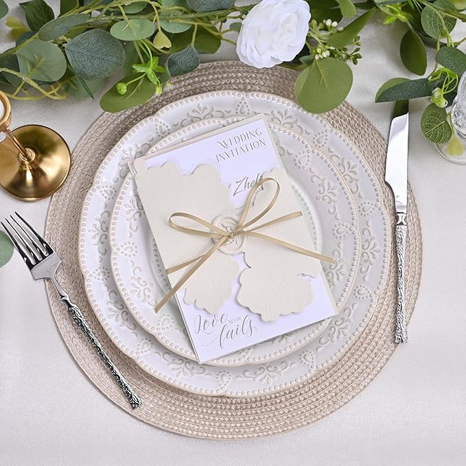 LEEQE Double Face Tan Satin Thin Ribbon 1/8 inch X 50 Yards Polyester Tan Ribbon for Gift Wrapping Very Suitable for Weddings Party Hair Bow Invitation Decorations and More