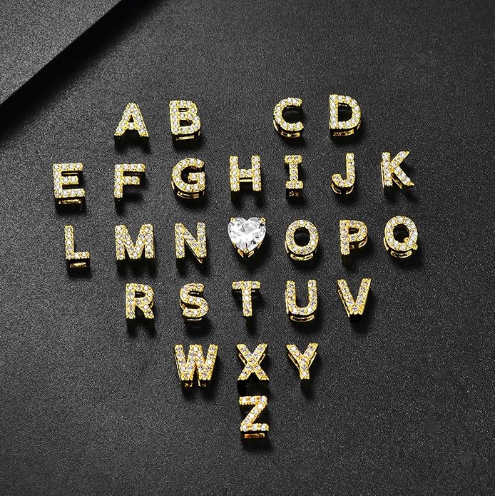 Ankle Bracelets for Women Waterproof 14K Gold Plated CZ Initial Anklet for Women Dainty Layered Letter Heart Ankle Bracelets Handmade Adjustable Foot Chain Anklet Summer Beach Jewelry
