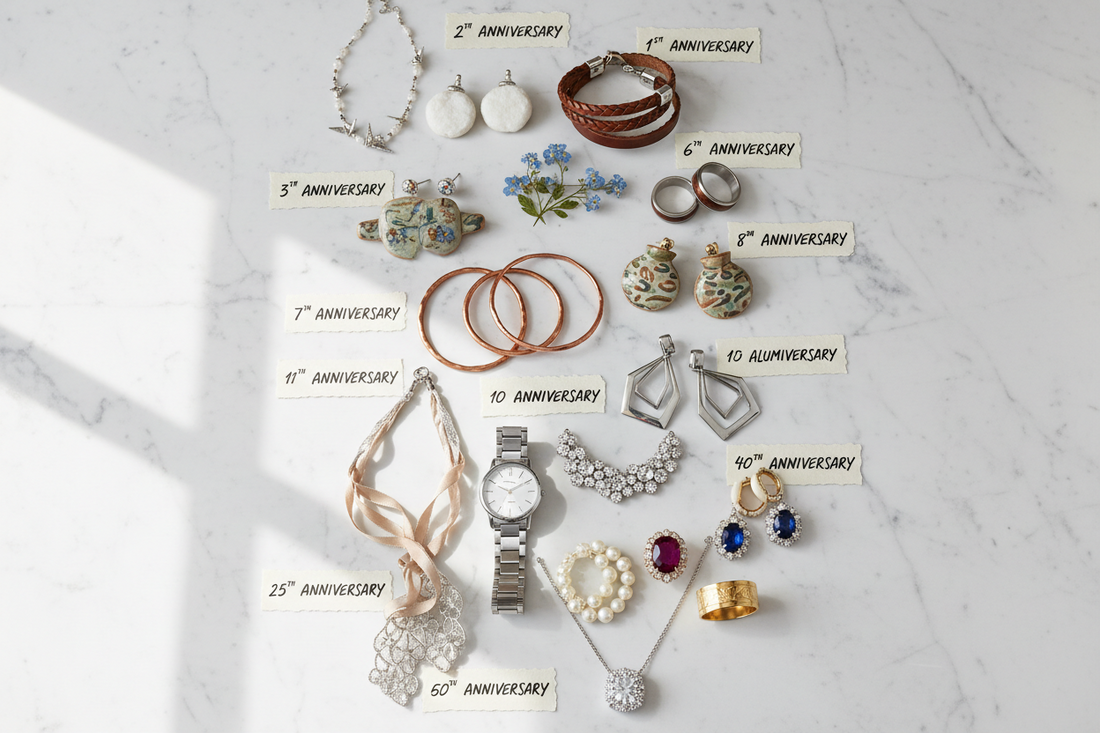💎 Anniversary Jewelry by Year