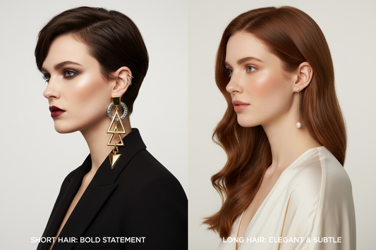 ✨ Best Earrings for Short Hair vs Long Hair