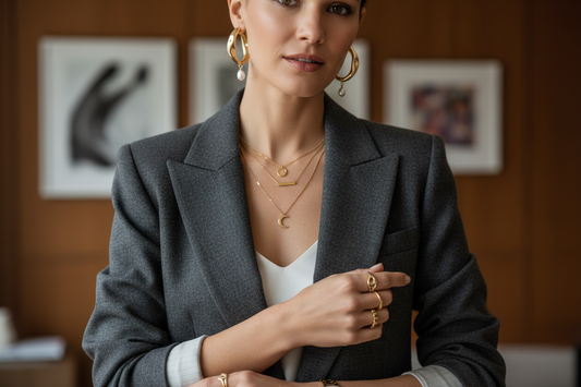 ✨ How to Style Jewelry with Blazers