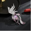 Animal Brooch for Women Girls 18k Gold Plated Animal Brooch Pin Rhinestone Animal Brooch Lapel Pin Jewelry Thanksgiving Day Birthday Wedding Gifts for Mom Wife