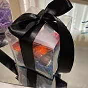 LEEQE Double Face Black Satin Ribbon 1-1/2 inch X 50 Yards Polyester Black Ribbon for Gift Wrapping Weddings Party Hair Bow Invitation Decorations and More