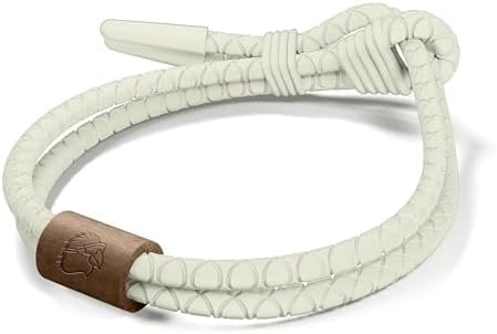Rowdy Parrot The Driftwood FlexTech Adjustable Silicone Rope Bracelet: Waterproof, Sweatproof, Sunproof, Minimalist Surf, Golf Jewelry for Men - One Size Fits All