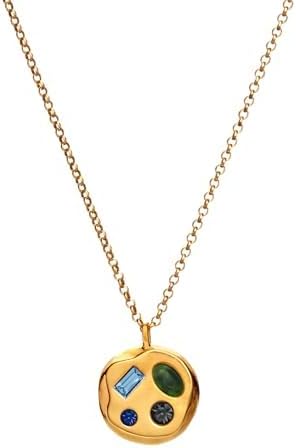 Birthdate 14k Gold Necklace for Women - 16-20in Adjustable 14 Karat Gold Chain with Lobster Clasp - Cadenas de Oro 14k Puro Para Mujer, Ladies Jewelry Birthstone
