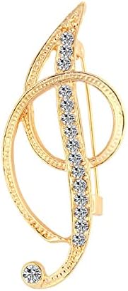 DSADKI A-Z Lette Brooch 26 Initial Pins Gold Plated Metal Brooches - Clear Crystal Rhinestone Brooch Breastpin for Women