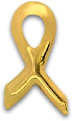1/2/5/10/25/50/100pcs Satin Awareness Ribbon Pins (Pick your color), for Cancer & Disease Awareness, Bulk Quantities for Fundraising, Events, Gift Giving