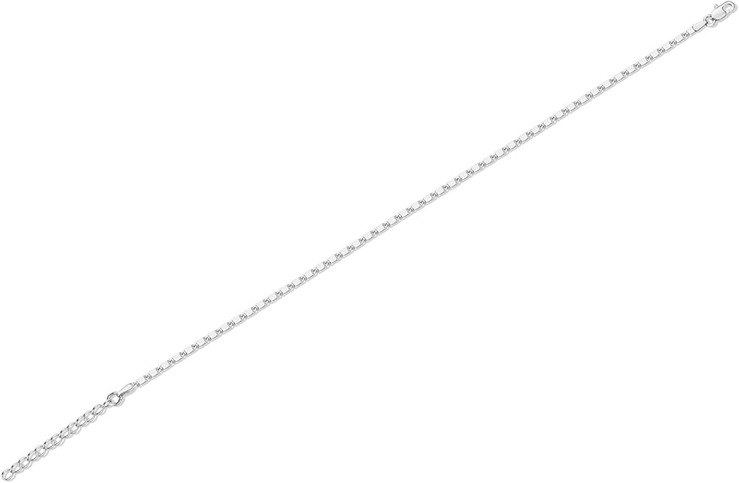 PAVOI 14K-18K Gold Plated Charm Link Flat Gold Anklets for Women | Beaded Marina Link Mariner Paperclip Snake Chain Jewelry Anklets