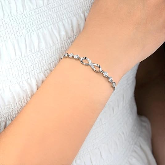 To My Soulmate Bracelet, Soulmate Bracelet For Women, Soulmate's Jewelry Gift From Boyfriend Husband Friend With Message Card And Box Meaning, Valentine Gifts For Her, Birthday Christmas Gifts