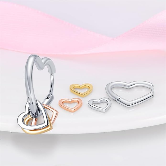 925 Sterling Silver Women Earrings, Sparkling Star and Moon Earrings, Various Hypoallergenic Earrings, Best Gift for Women